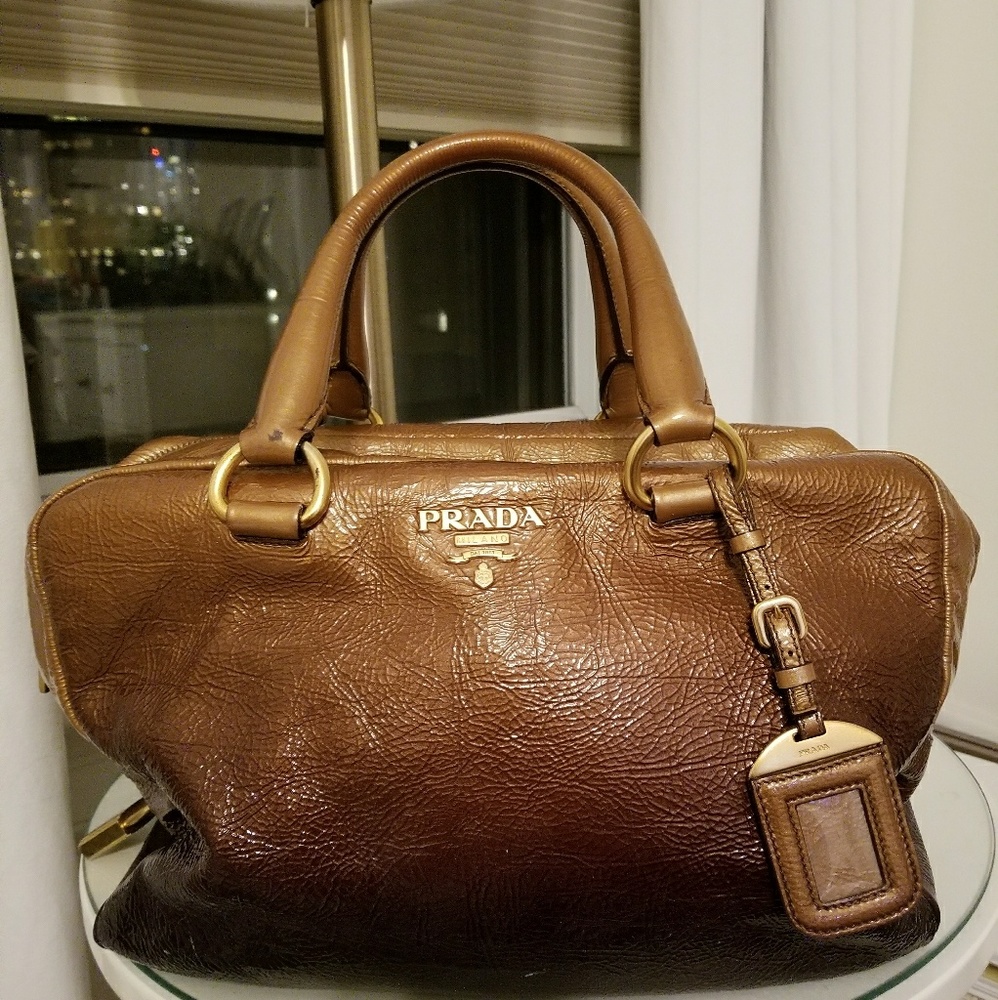 Gorgeous Limited Edition Prada Patent Ombre bag